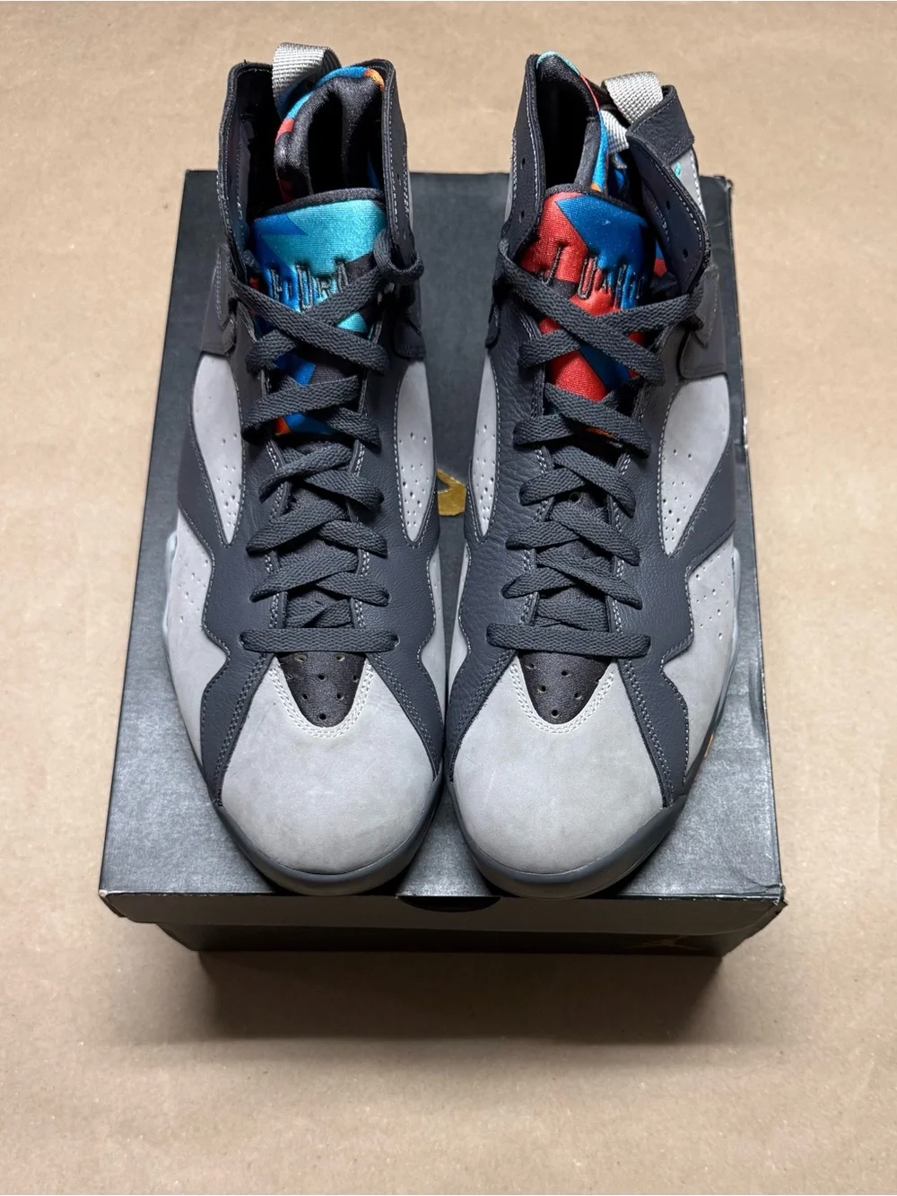 Nike Air Jordan 7 VII Retro Barcelona Days Mens size 12 Basketball Shoes Rare!